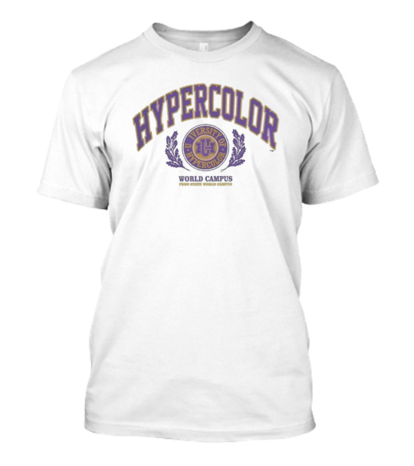 HYPERCOLOR WORLD CAMPUS UG PURPLE SEAL AND LAUREL T-Shirt