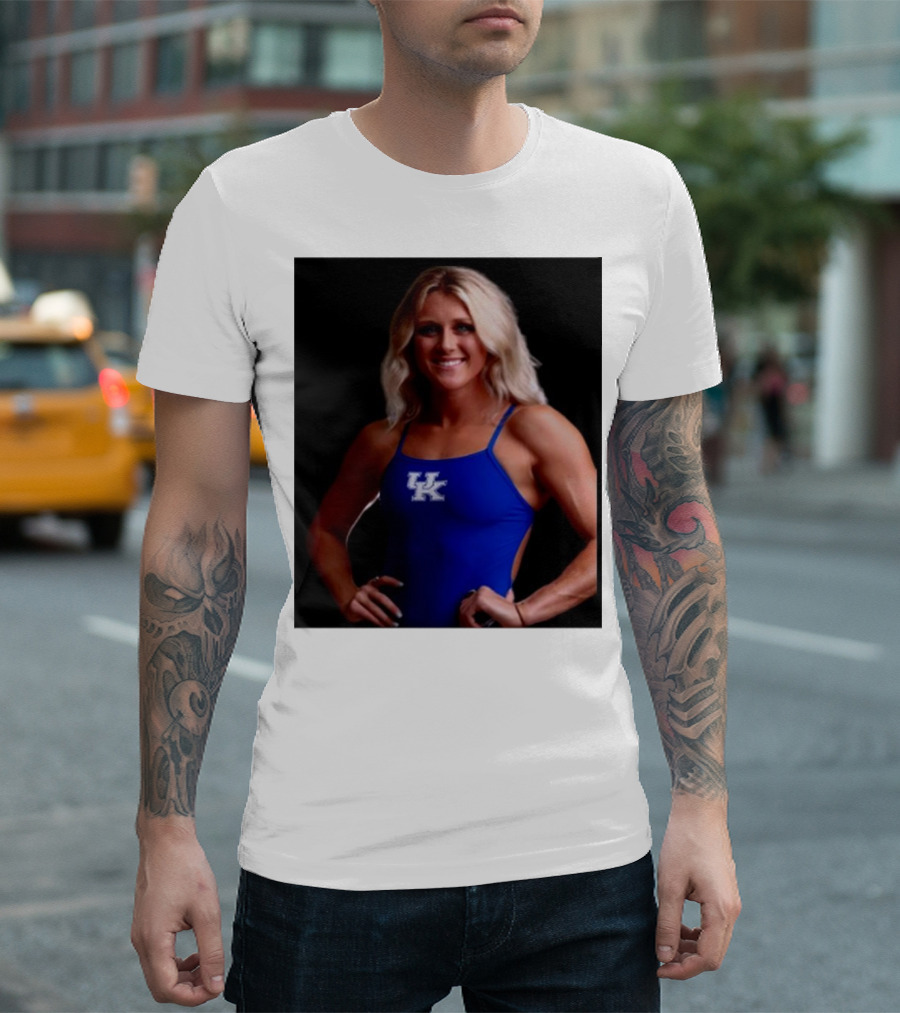 Riley Gaines UK Swimsuit Women's Sports Support T-Shirt