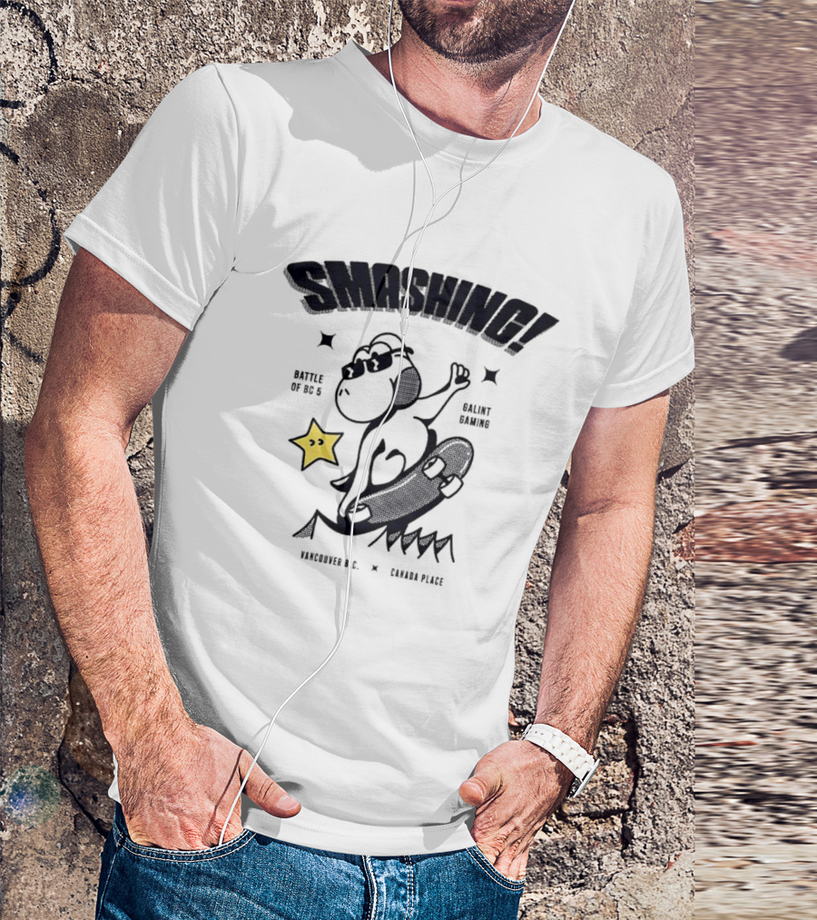 Battle Of BC 5 Vancouver B.C. Canada Place Galint Gaming Smashing T-Shirt