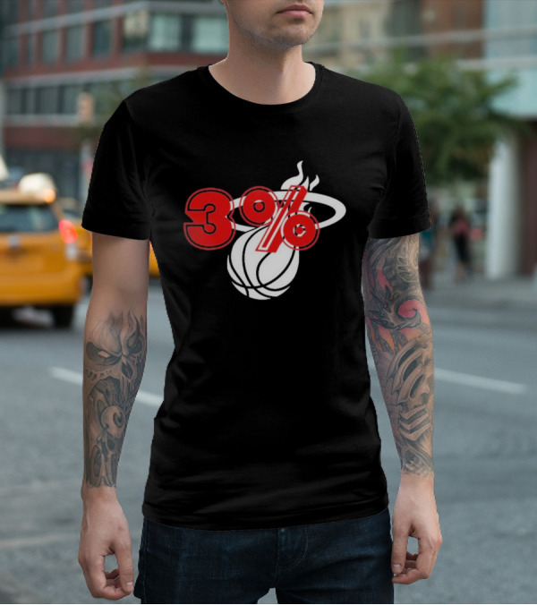 3% Heat Culture Miami Basketball T-Shirt
