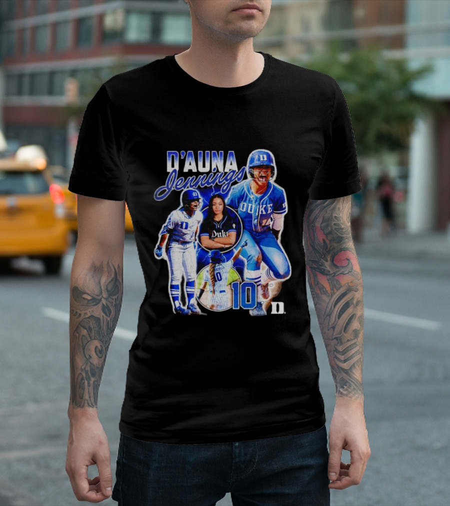D'auna Jennings Duke Softball 10 T-Shirt