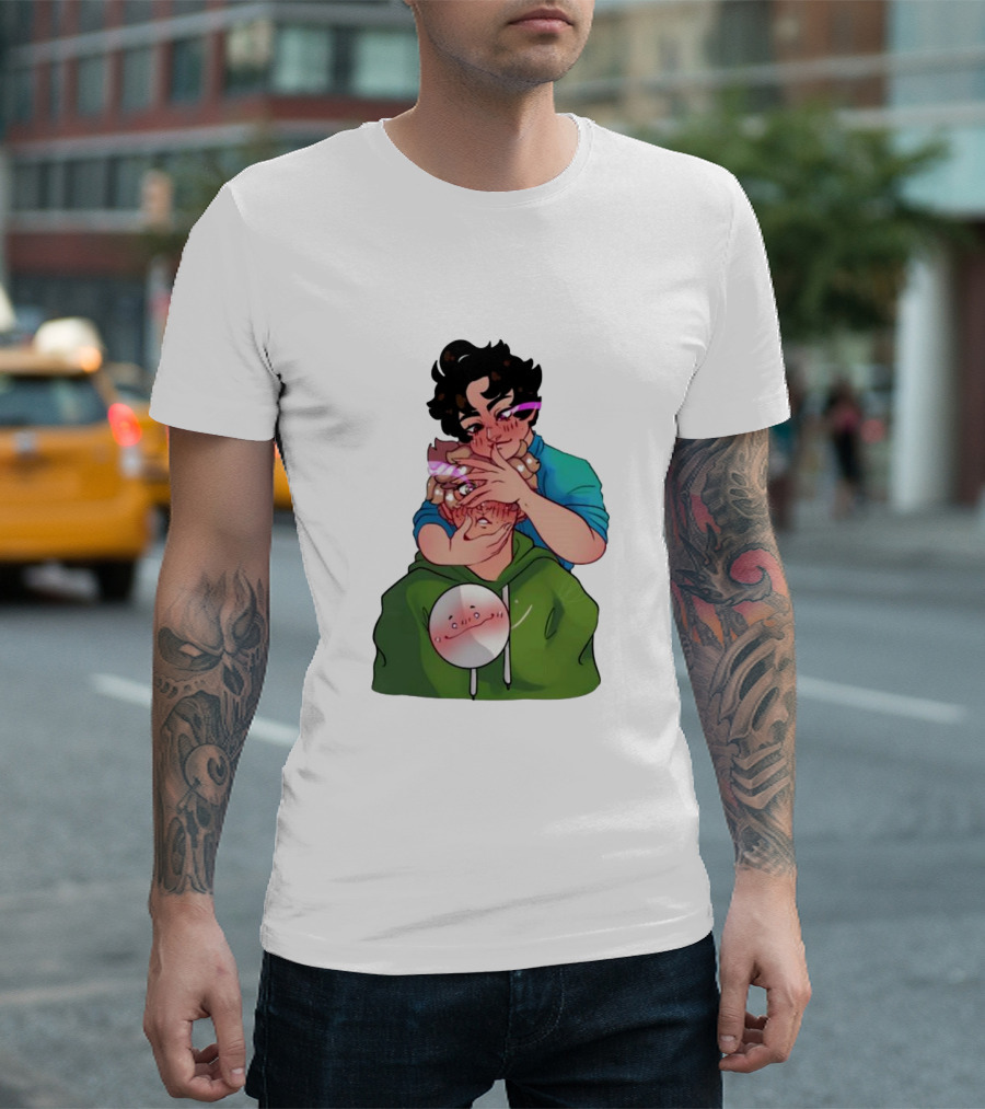 DNF Cartoon Dream SMP Fanart Hoodie Boys Hugging T-Shirt