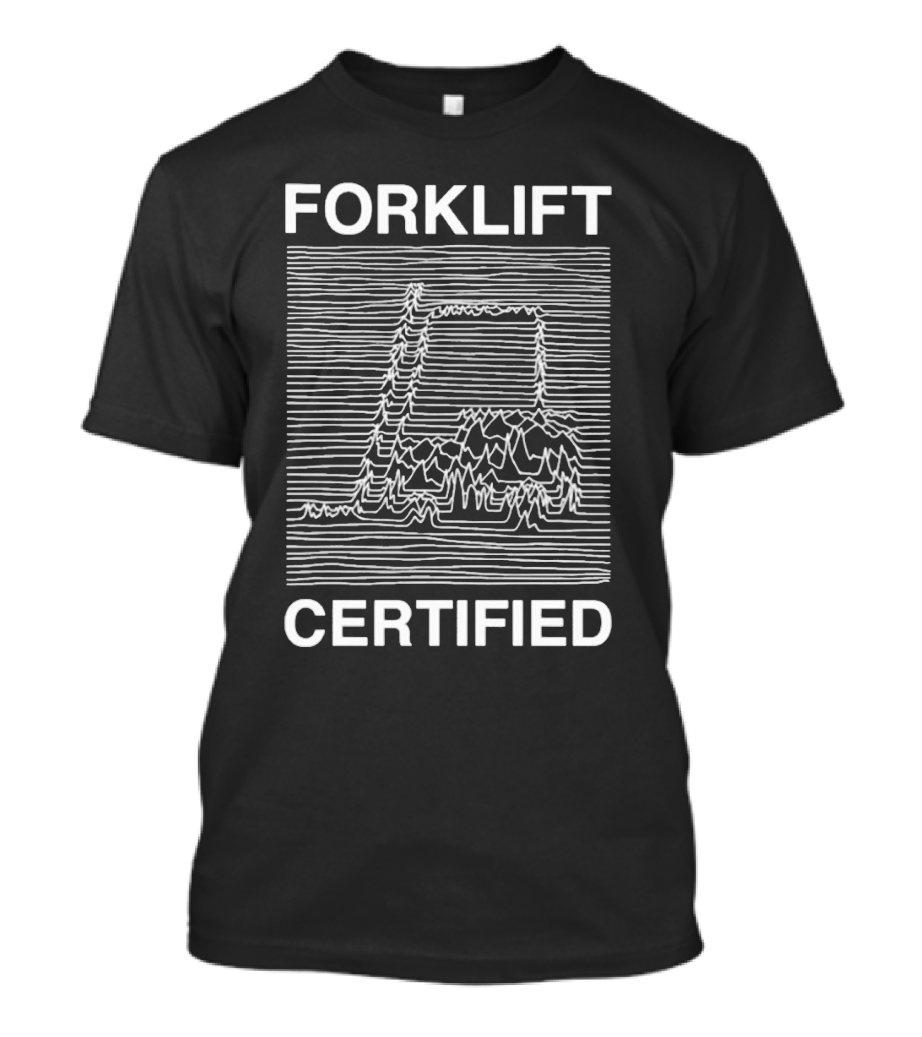 Forklift Certified Joy Division Unknown Pleasures T-Shirt