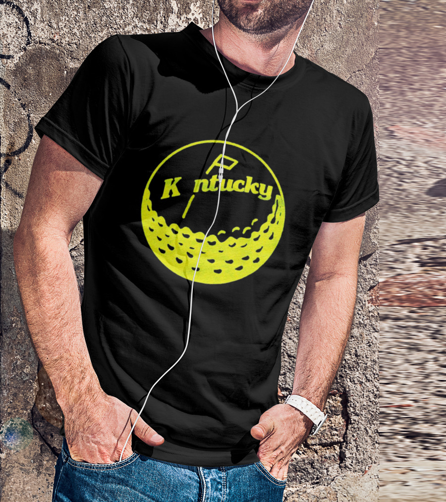 Kentucky Golf Ball Logo With Retro T-Shirt