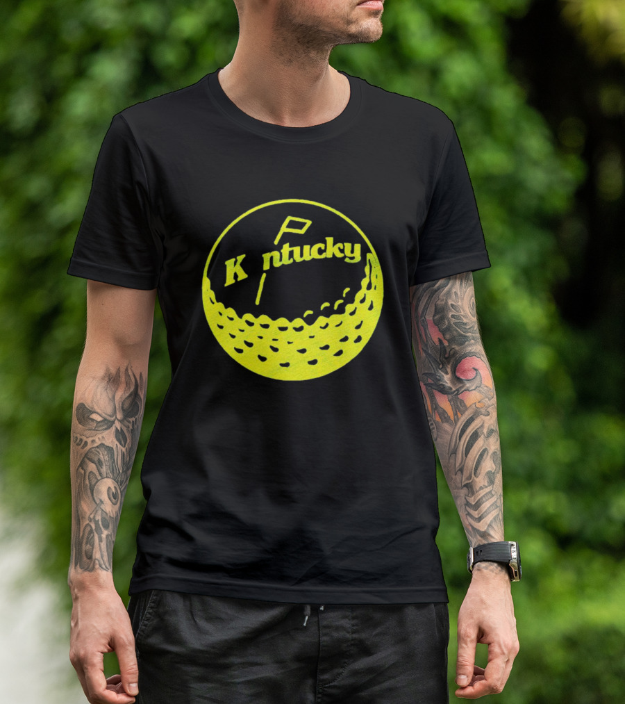 Kentucky Golf Ball Logo With Retro T-Shirt