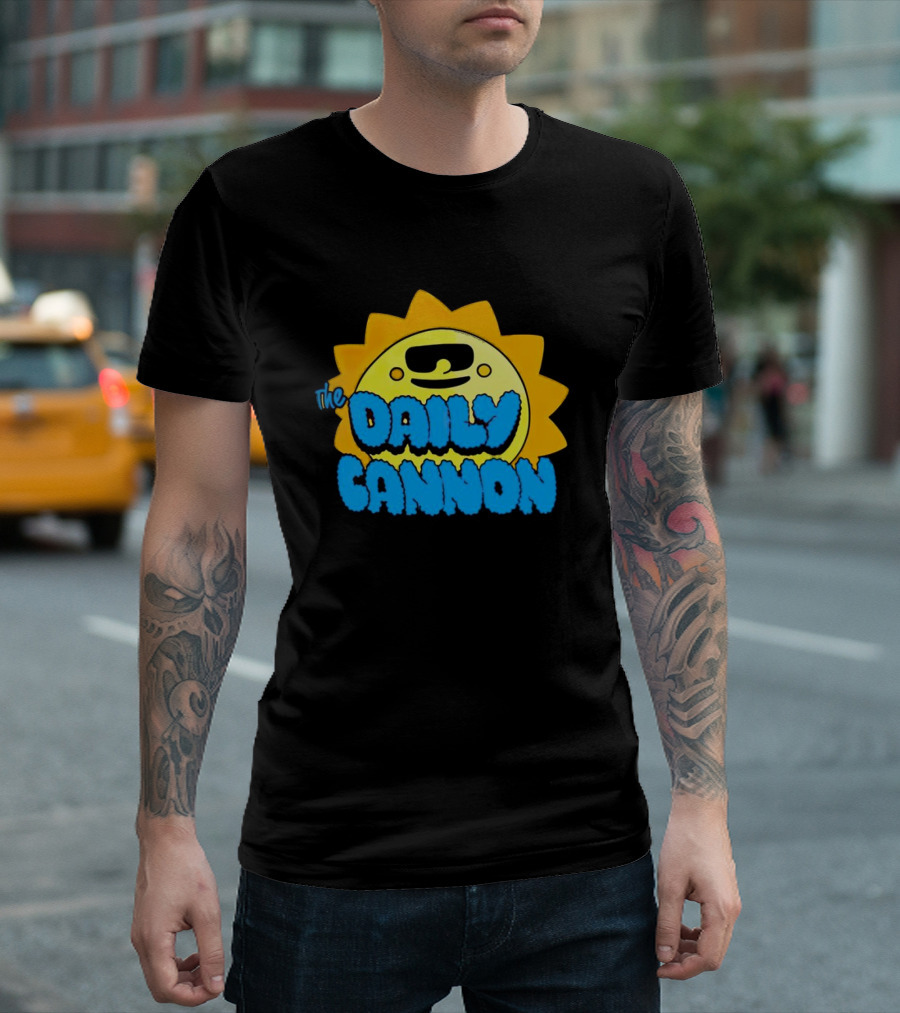 The Daily Cannon Sunburst Smile Emblem T-Shirt
