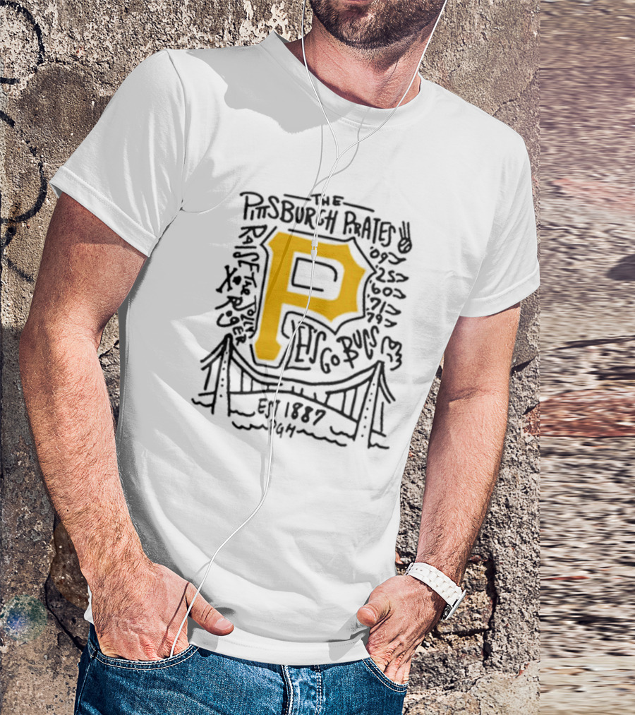 Pittsburgh Pirates Raise The Jolly Let's Go Bucs Est 1887 Pgh T-Shirt
