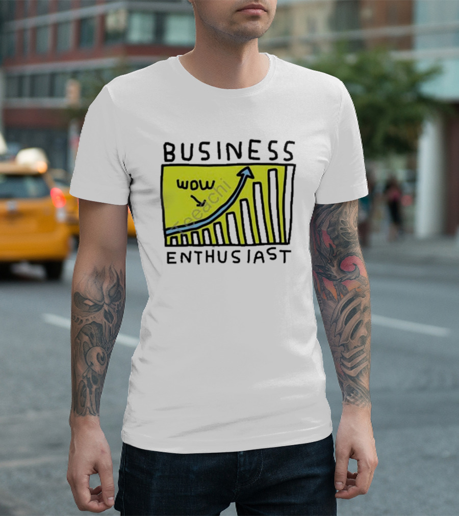 BUSINESS ENTHUSIAST WOW ARROW GRAPH T-Shirt