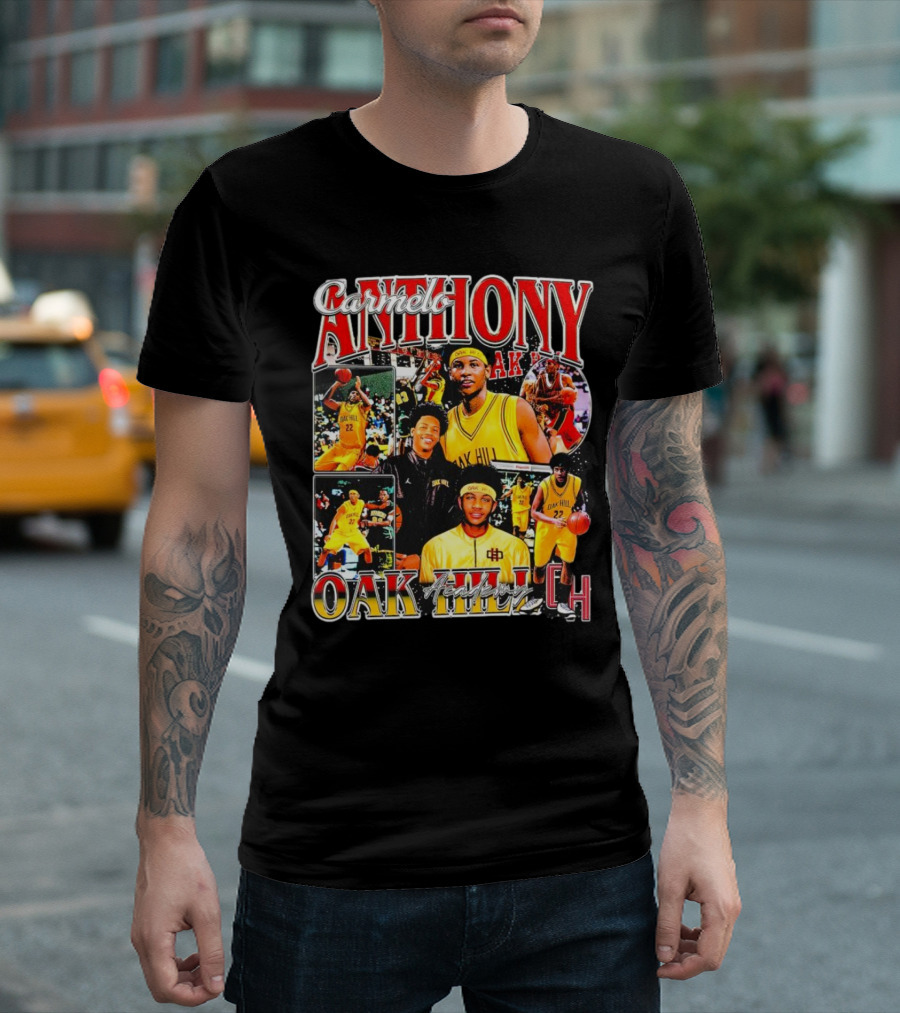 Carmelo Anthony Oak Hill Academy Basketball Highlights T-Shirt