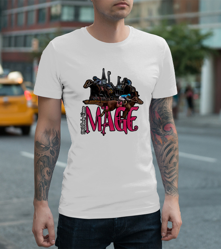 Mage 149th Derby Winner Horse Racing Iconic Event T-Shirt