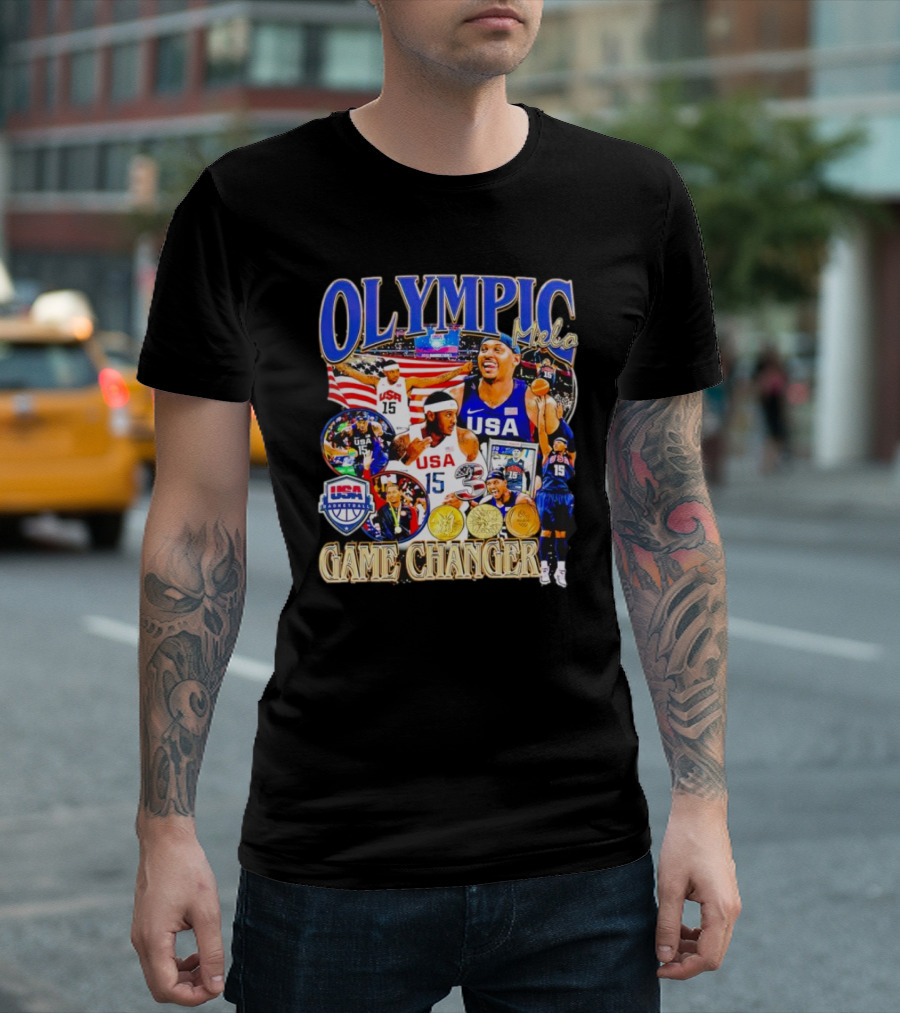 OLYMPIC Melo USA Basketball 15 Game Changer T-Shirt