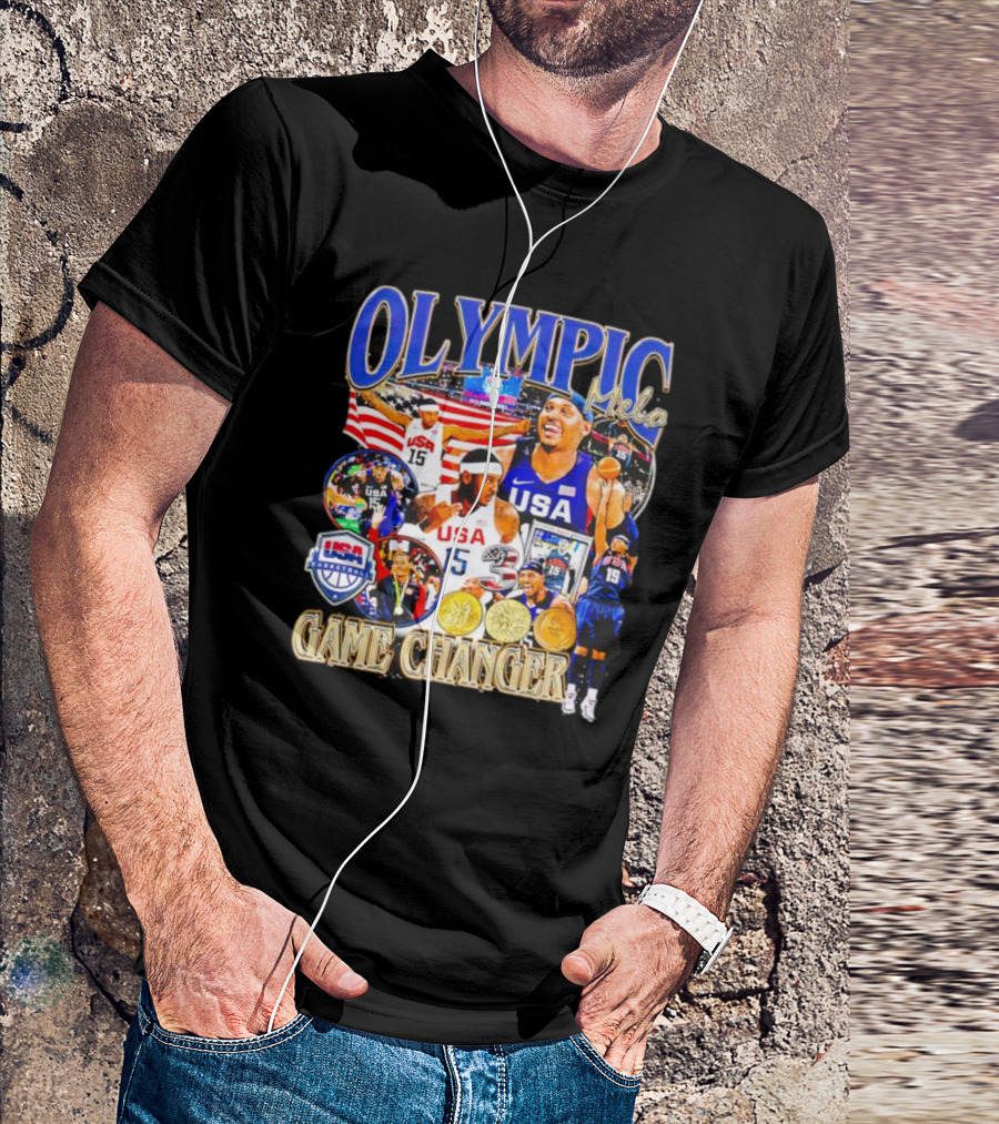 OLYMPIC Melo USA Basketball 15 Game Changer T-Shirt