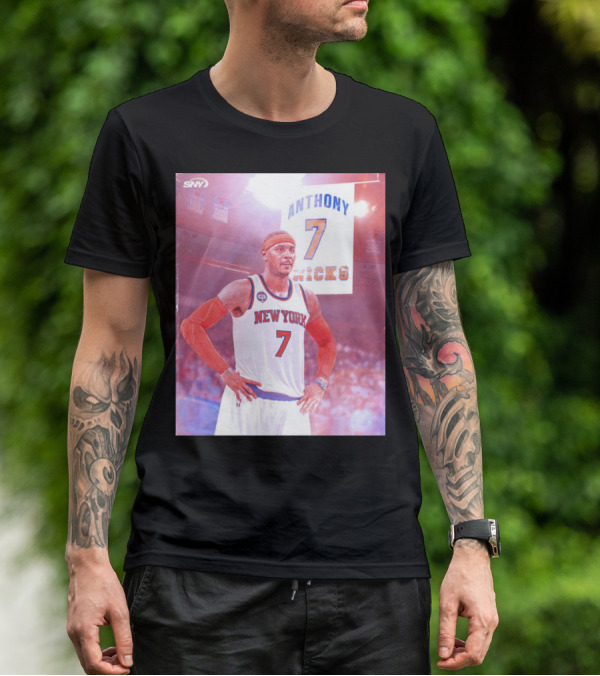 Anthony 7 New York Knicks Basketball Jersey T-Shirt