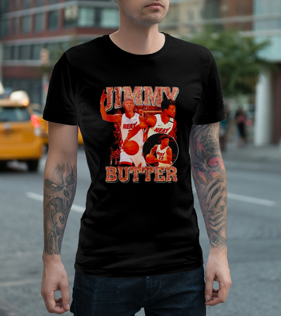 Jimmy Butler Heat Basketball MVP 90s Vintage Bootleg T-Shirt