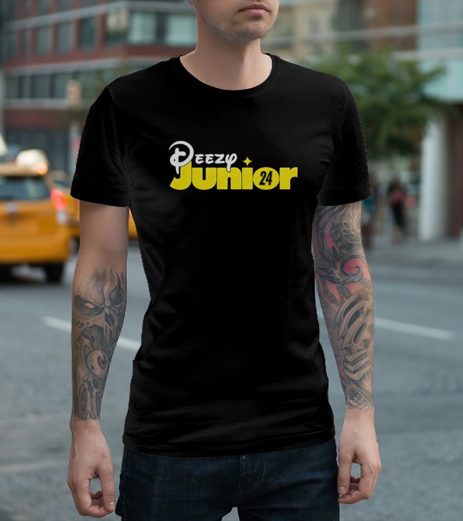 Peezy Junior 24 Disney Style Font T-Shirt