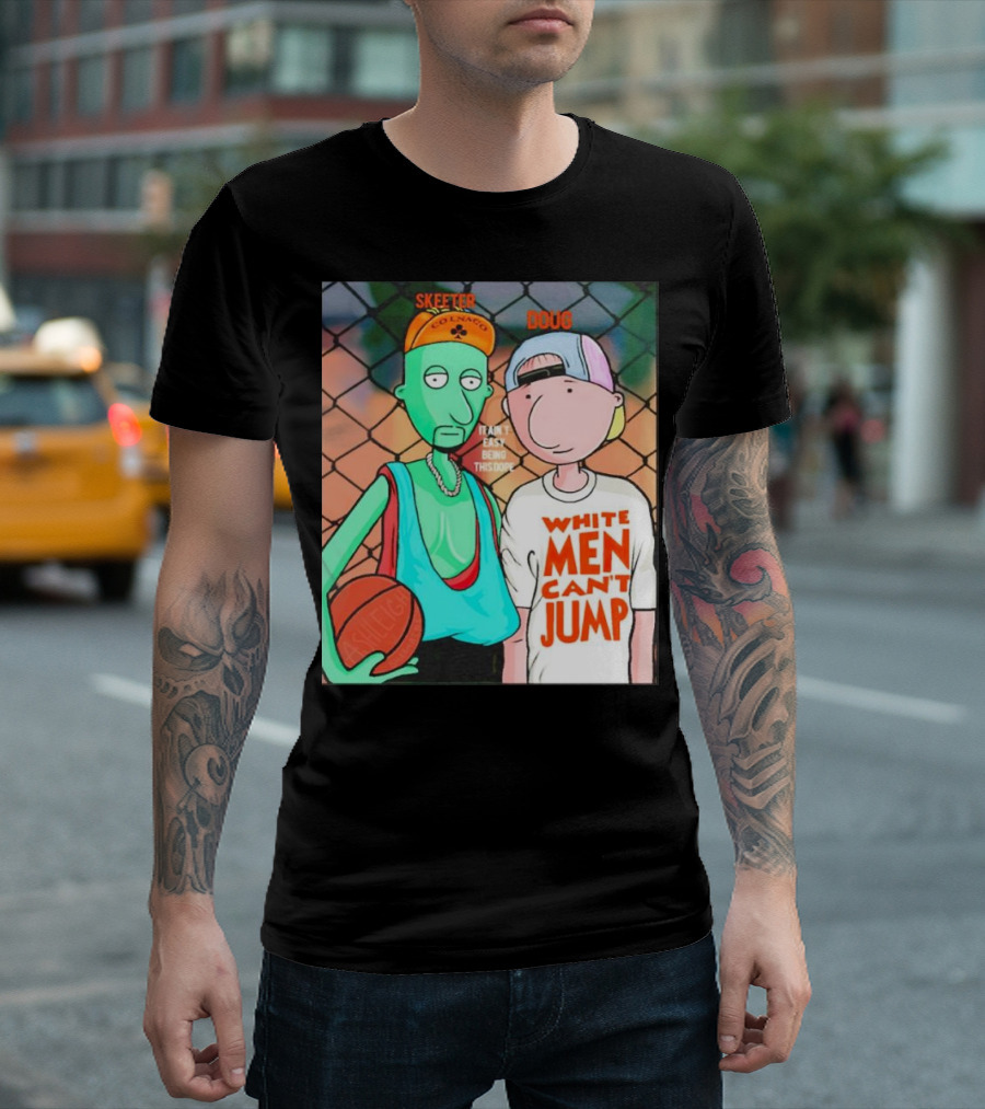 Skeeter Doug White Men Can't Jump Basketball Cartoon T-Shirt