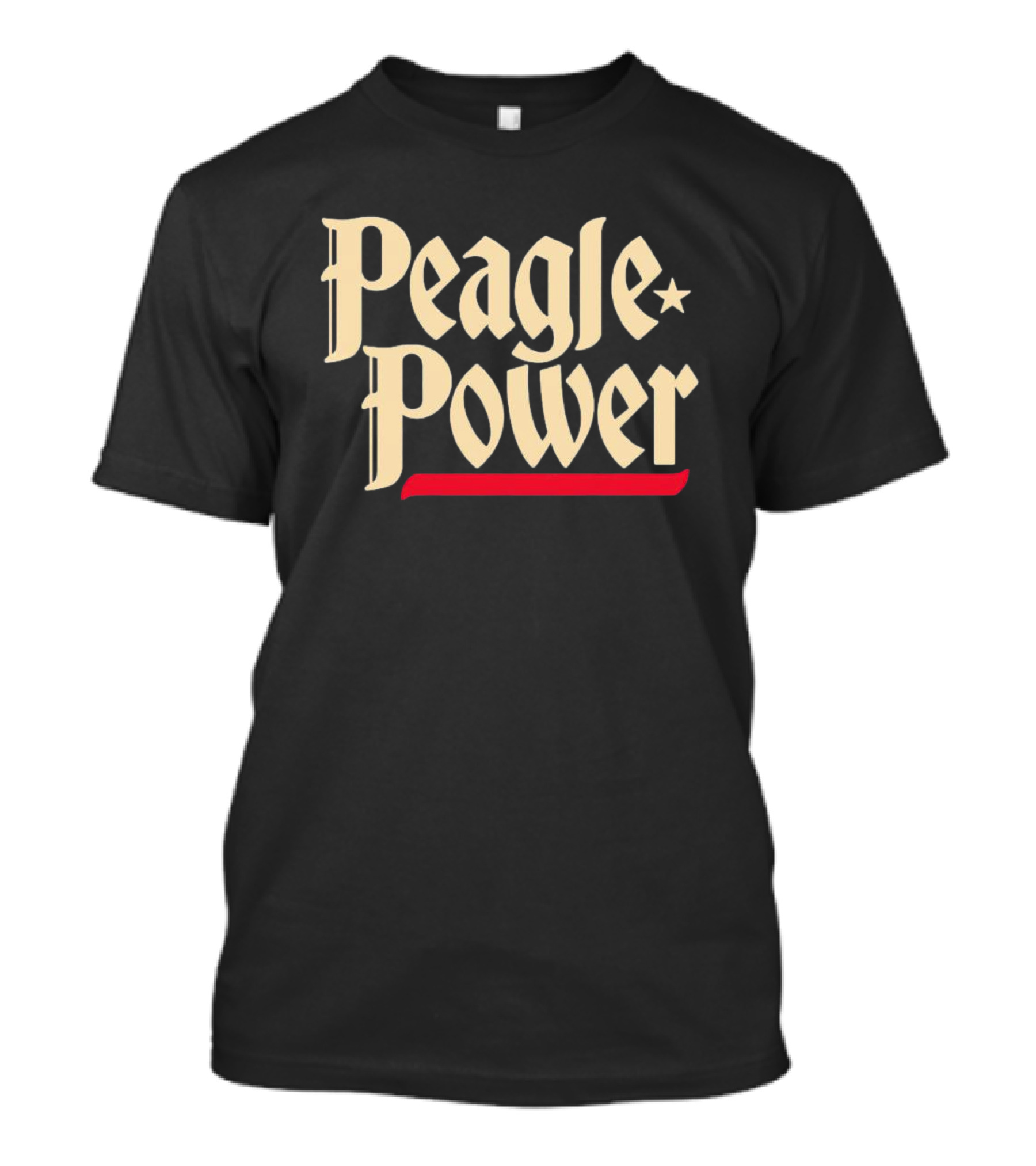 Texas Baseball Peagle Power Star Icon T-Shirt