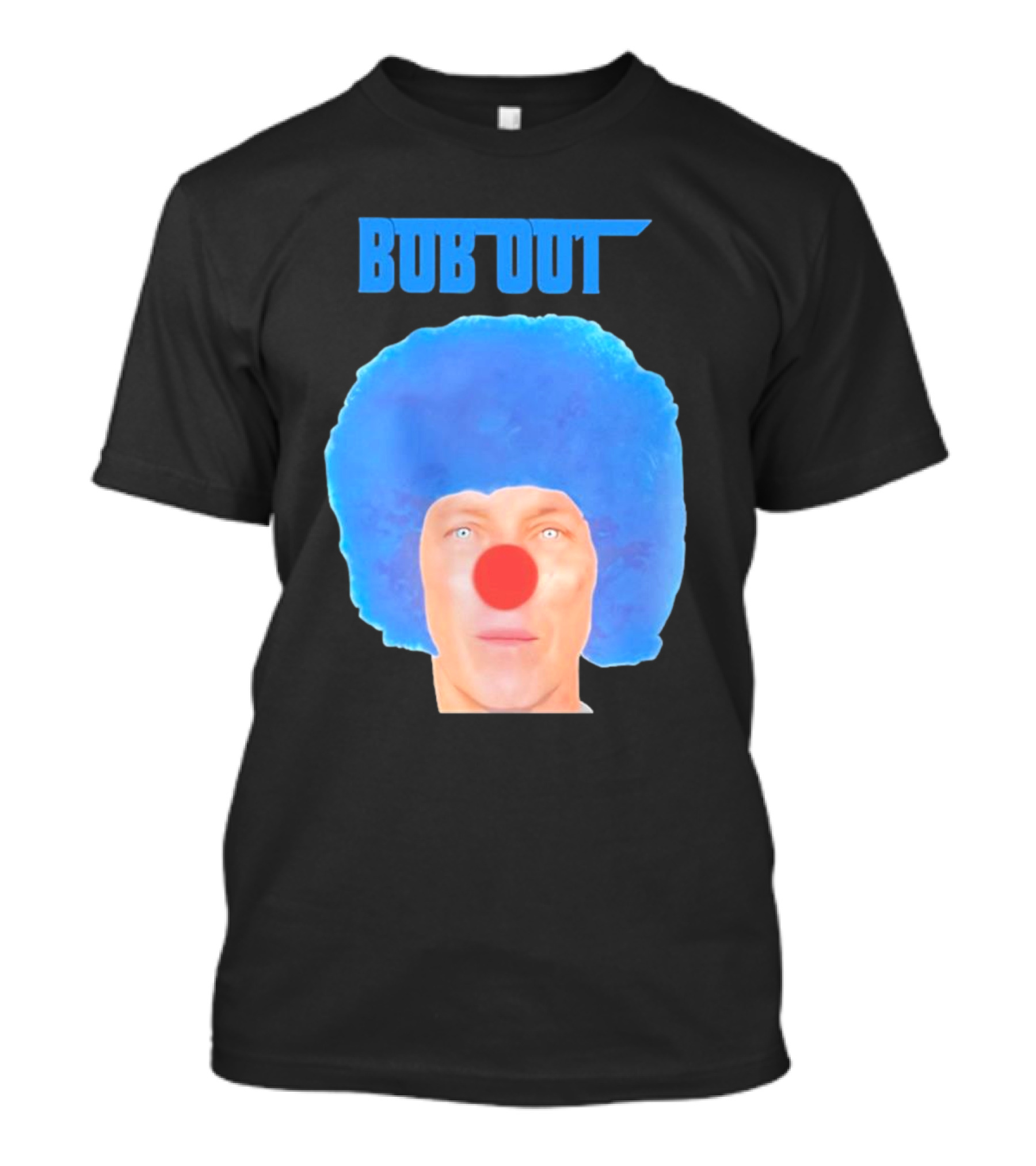 Bernardeschi Bob Out Blue Afro Red Nose T-Shirt