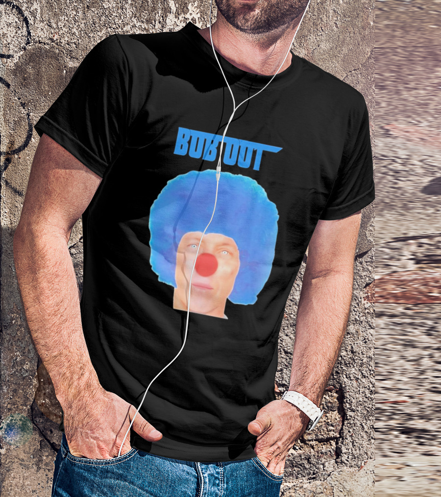 Bernardeschi Bob Out Blue Afro Red Nose T-Shirt