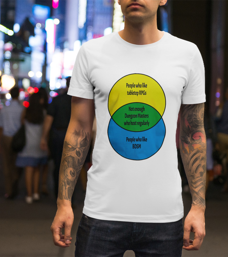 People Who Like Tabletop RPGs Not Enough Dungeon Masters Who Host Regularly People Who Like BDSM T-Shirt