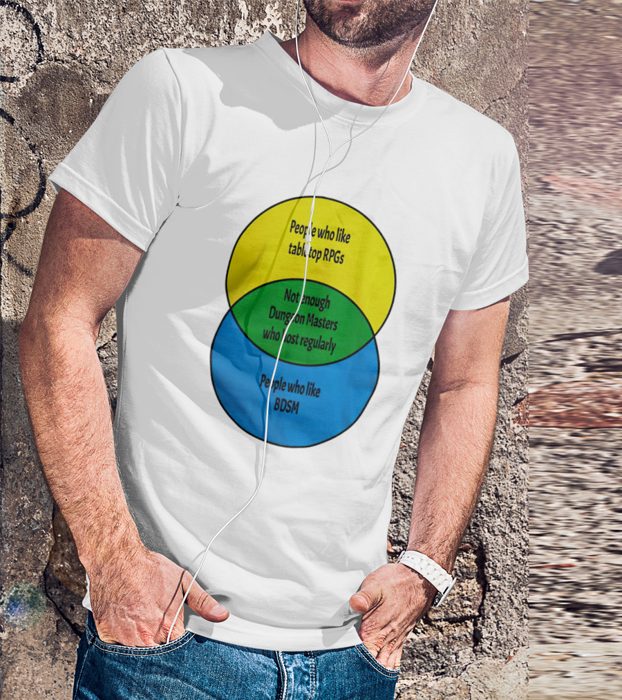 People Who Like Tabletop RPGs Not Enough Dungeon Masters Who Host Regularly People Who Like BDSM T-Shirt