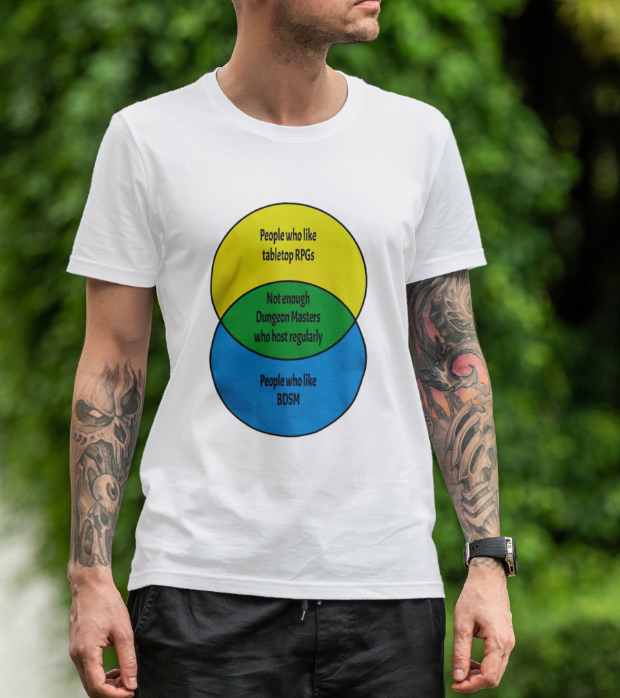 People Who Like Tabletop RPGs Not Enough Dungeon Masters Who Host Regularly People Who Like BDSM T-Shirt