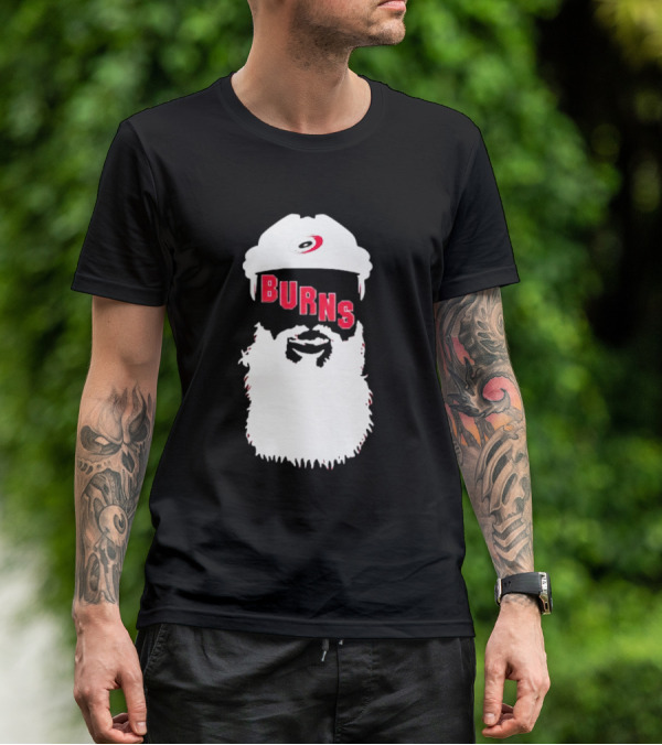 Carolina Hurricanes Brent Burns Hockey Bearded T-Shirt