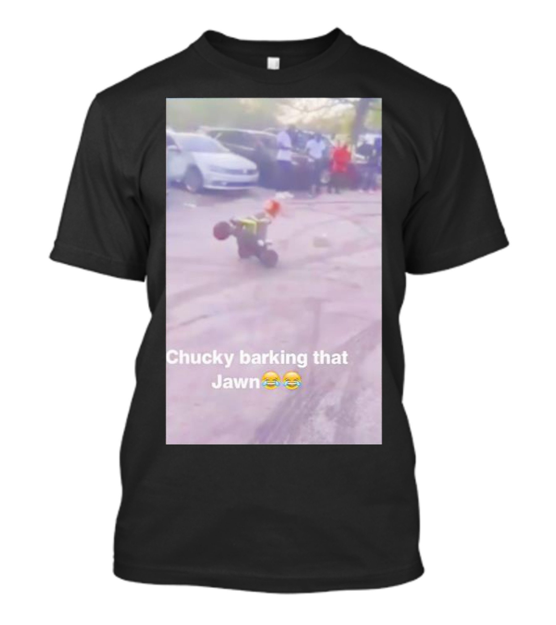 Chucky Barking That Jawn Emoji Scene T-Shirt