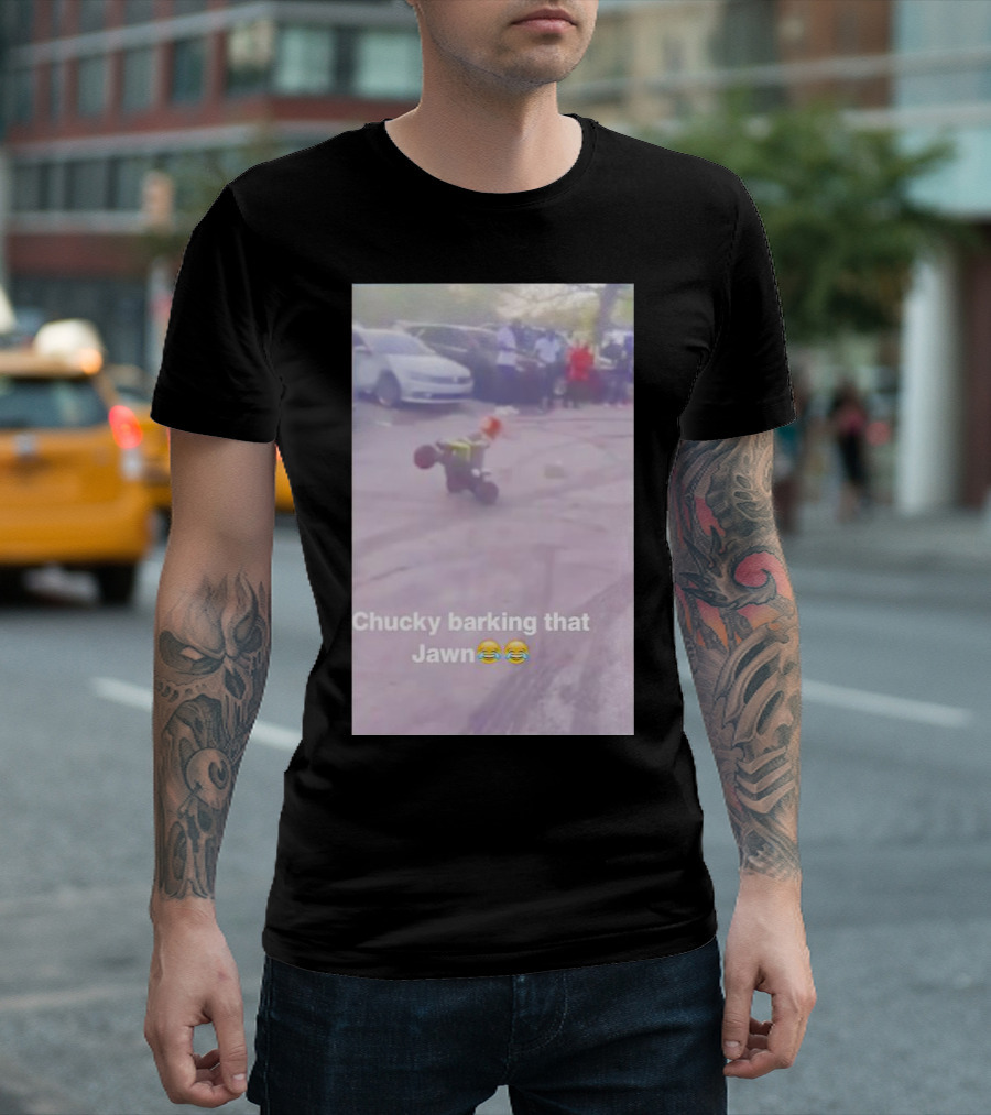 Chucky Barking That Jawn Emoji Scene T-Shirt