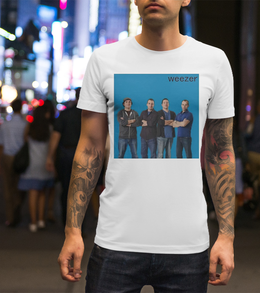 Impractical Jokers Weezer Blue Album Mashup T-Shirt