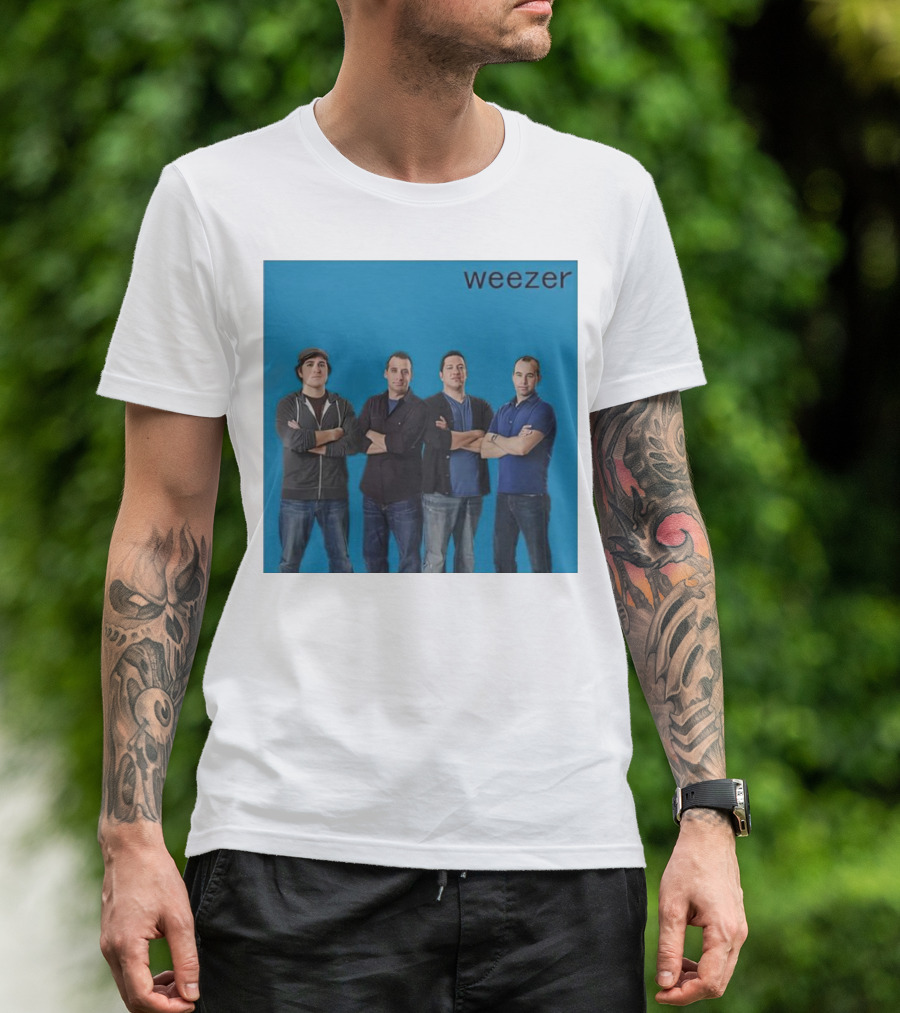 Impractical Jokers Weezer Blue Album Mashup T-Shirt