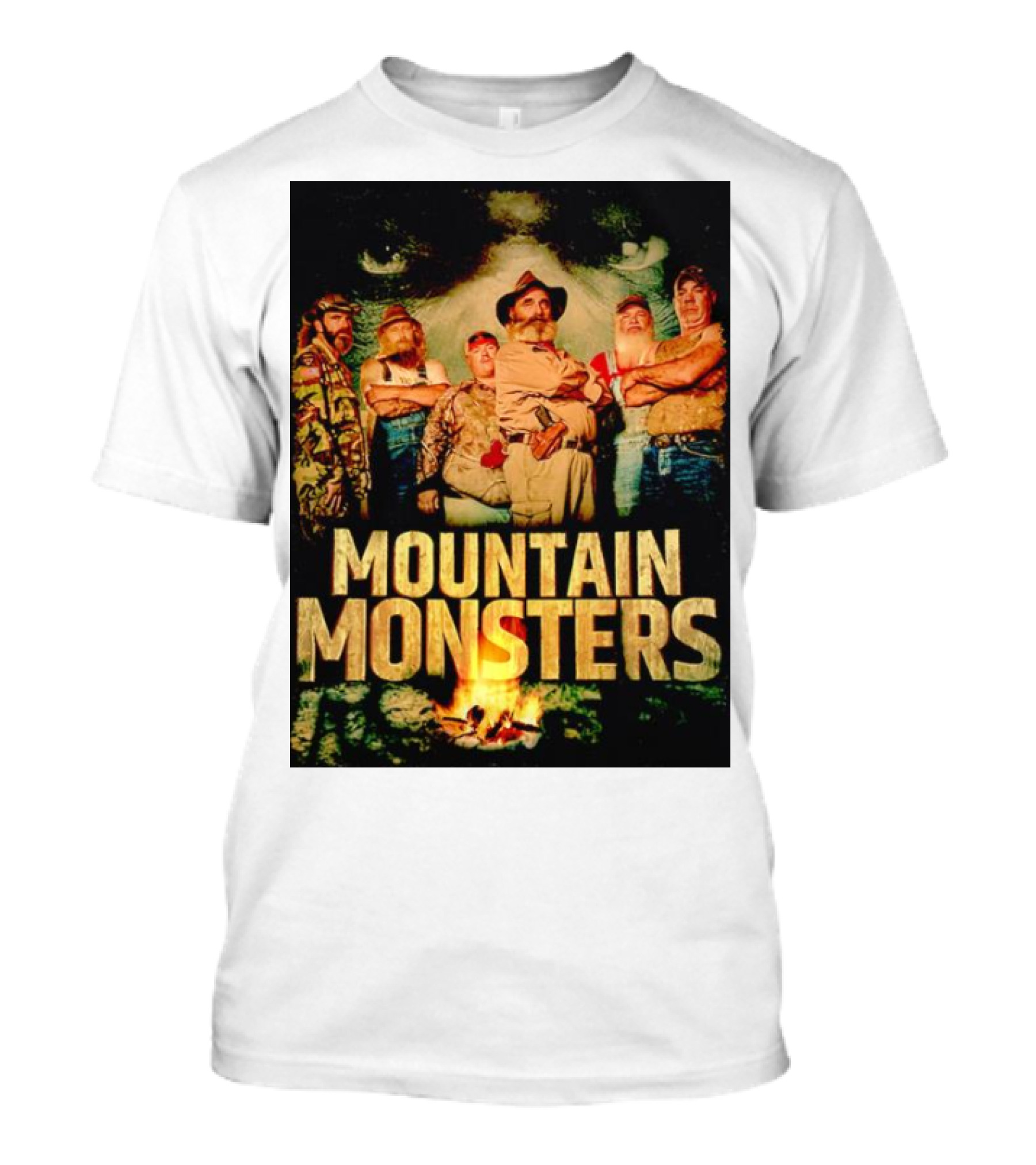Mountain Monsters Team Campfire Adventure Hidden Woods T-Shirt