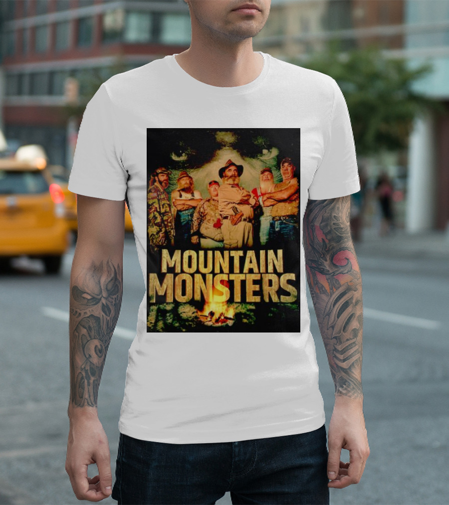 Mountain Monsters Team Campfire Adventure Hidden Woods T-Shirt