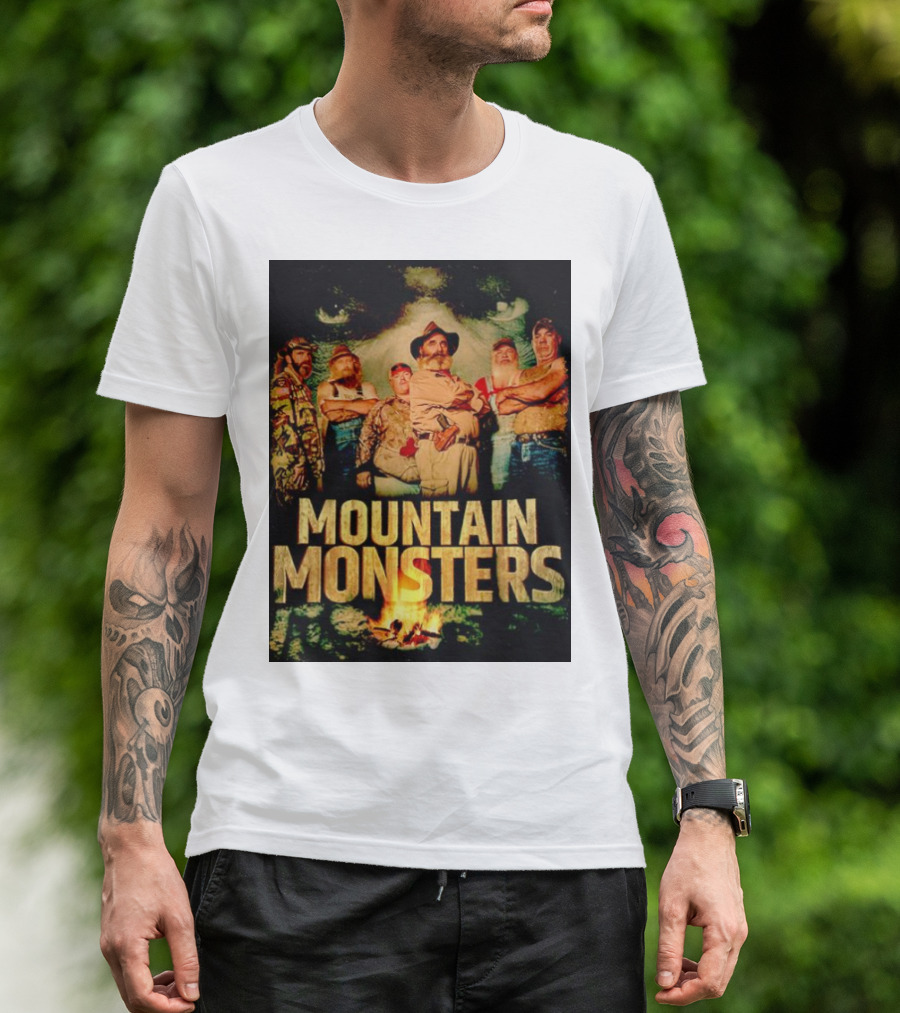 Mountain Monsters Team Campfire Adventure Hidden Woods T-Shirt