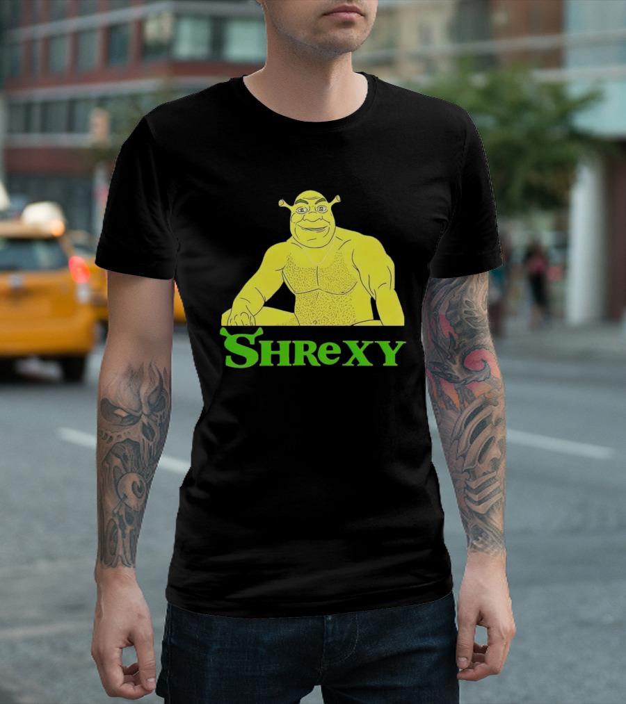 Shrek Shrexy Funny Ogre Meme T-Shirt