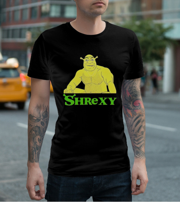 Shrek Shrexy Funny Ogre Meme T-Shirt