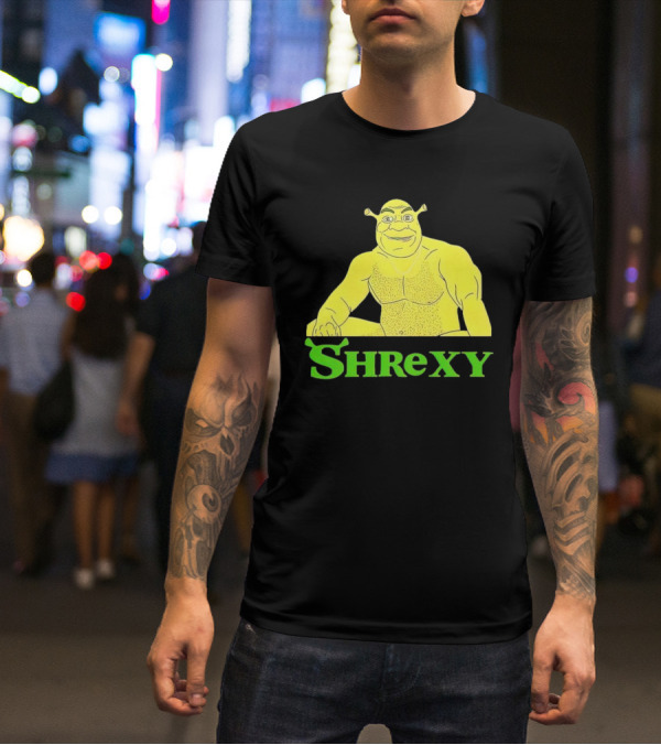 Shrek Shrexy Funny Ogre Meme T-Shirt