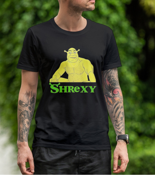 Shrek Shrexy Funny Ogre Meme T-Shirt