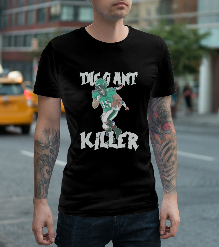 Philadelphia Eagles Boston Scott the Giant Killer Football Legend T-Shirt