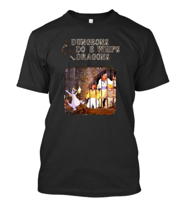 Dungeons And Dole Whips And Dragons Figment Fantasy Adventure T-Shirt