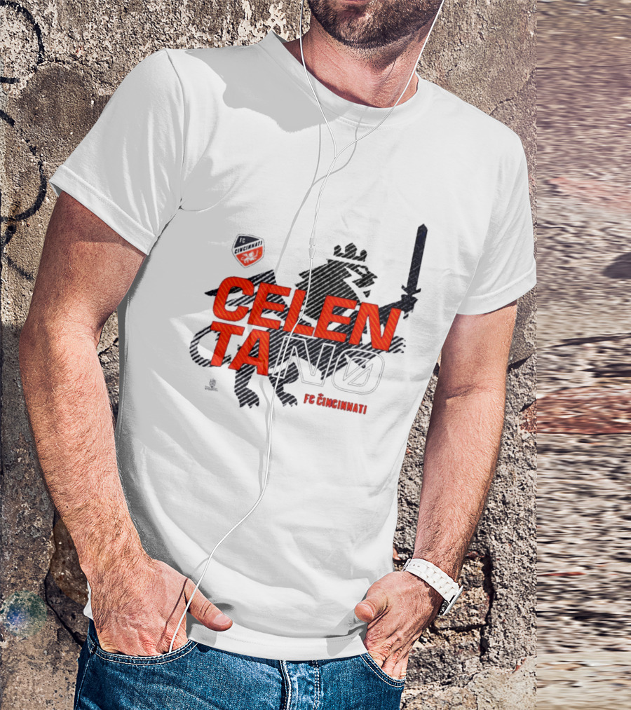 Celentano FC Cincinnati Lion Shield T-Shirt