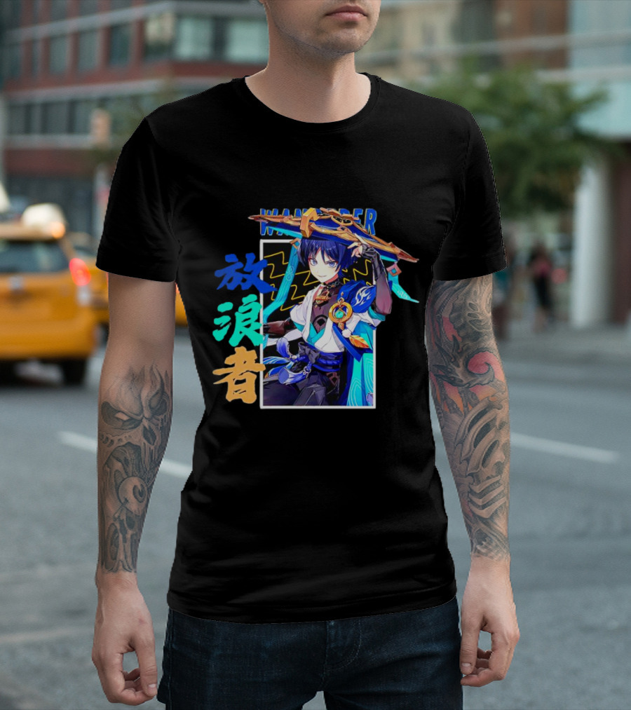 Wanderer Scaramouche Genshin Impact T-Shirt