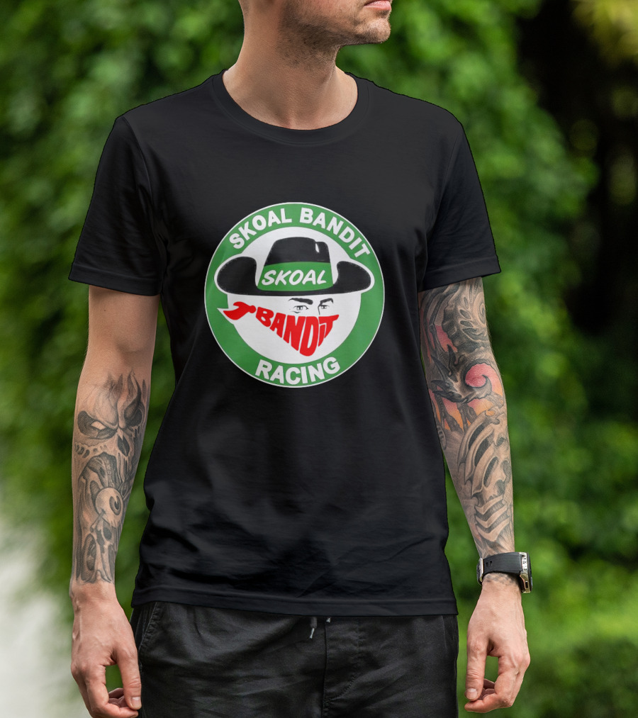 Skoal Bandit Racing Skoal Bandit Logo Cowboy Hat Red Bandana T-Shirt