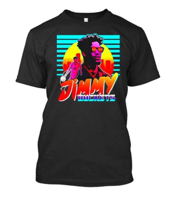 Jimmy Buckets Retro Neon Basketball Player T-Shirt