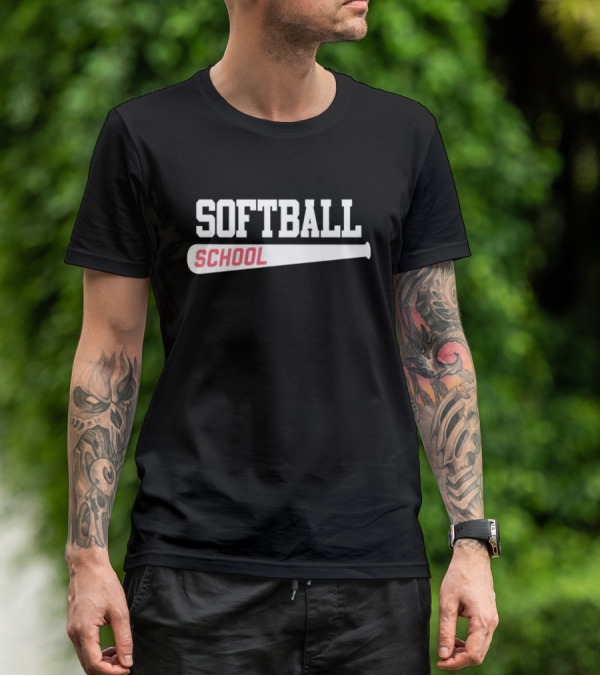 Oklahoma Softball School Bat T-Shirt