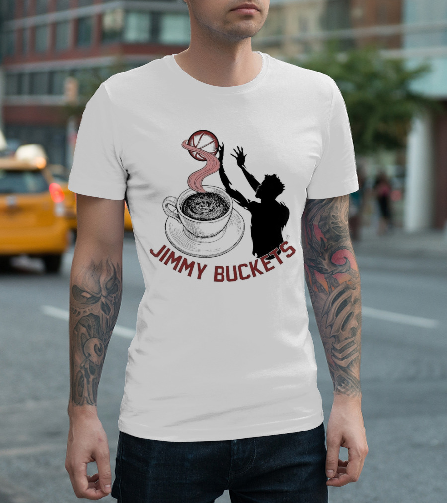Miami Heat Jimmy Buckets Coffee Basketball T-Shirt