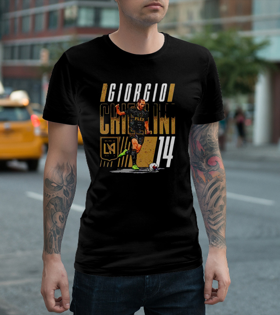 Giorgio Chiellini LAFC Flex Number 14 Los Angeles T-Shirt