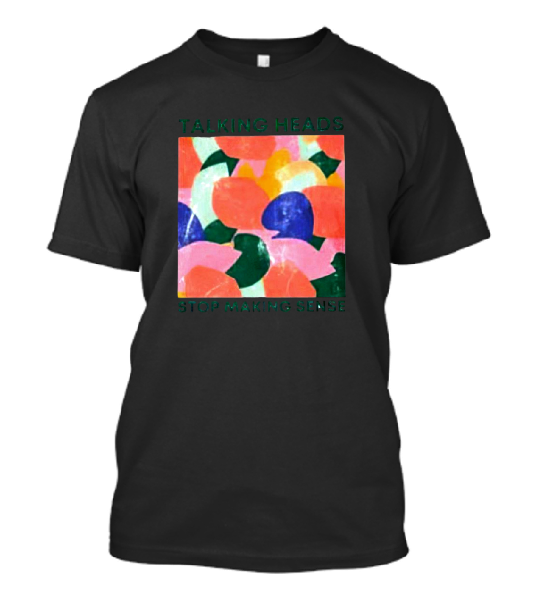 Talking Heads Stop Making Sense Multicolor Abstract T-Shirt