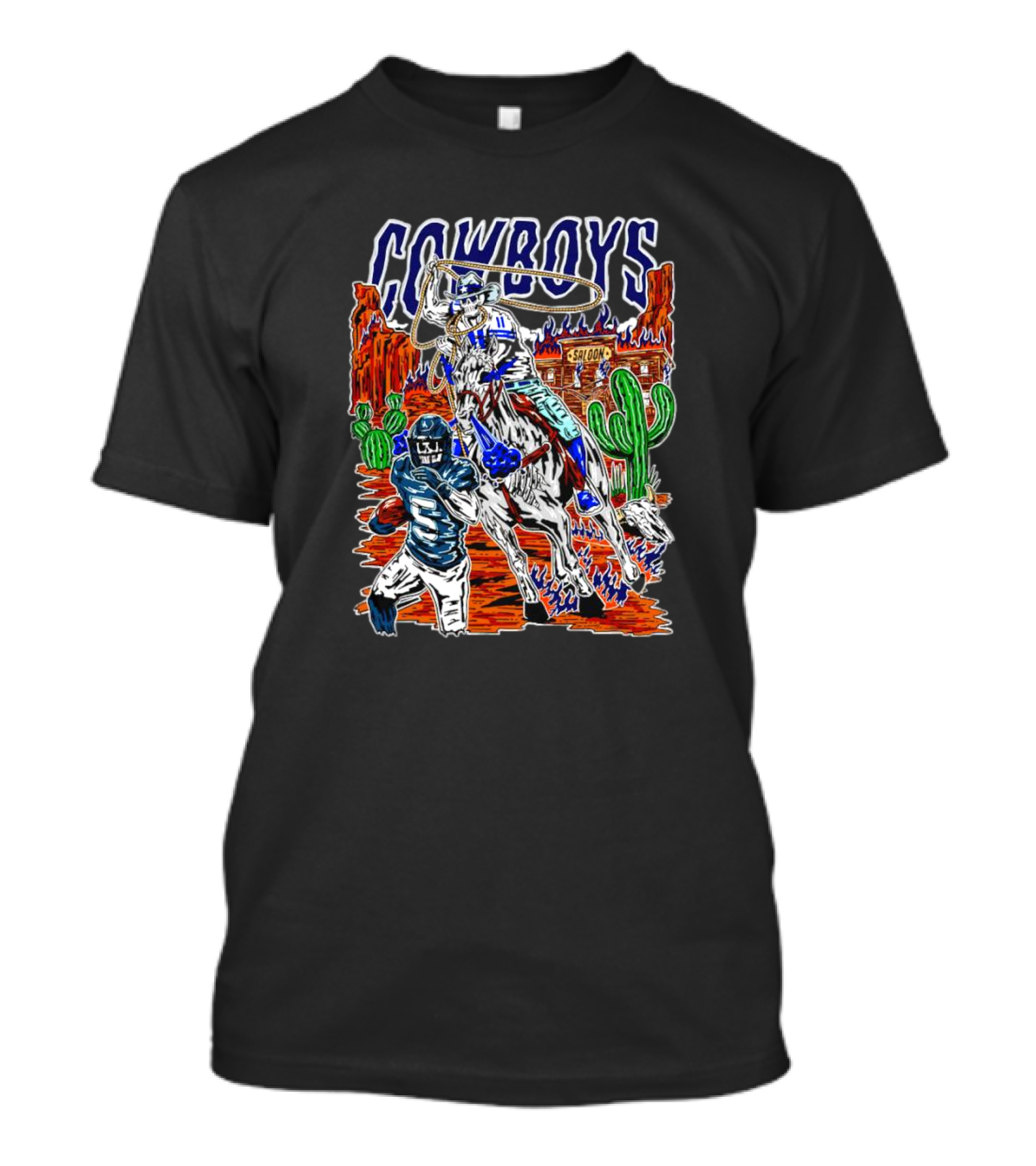 Dallas Cowboys Western Showdown Warren Lotas T-Shirt