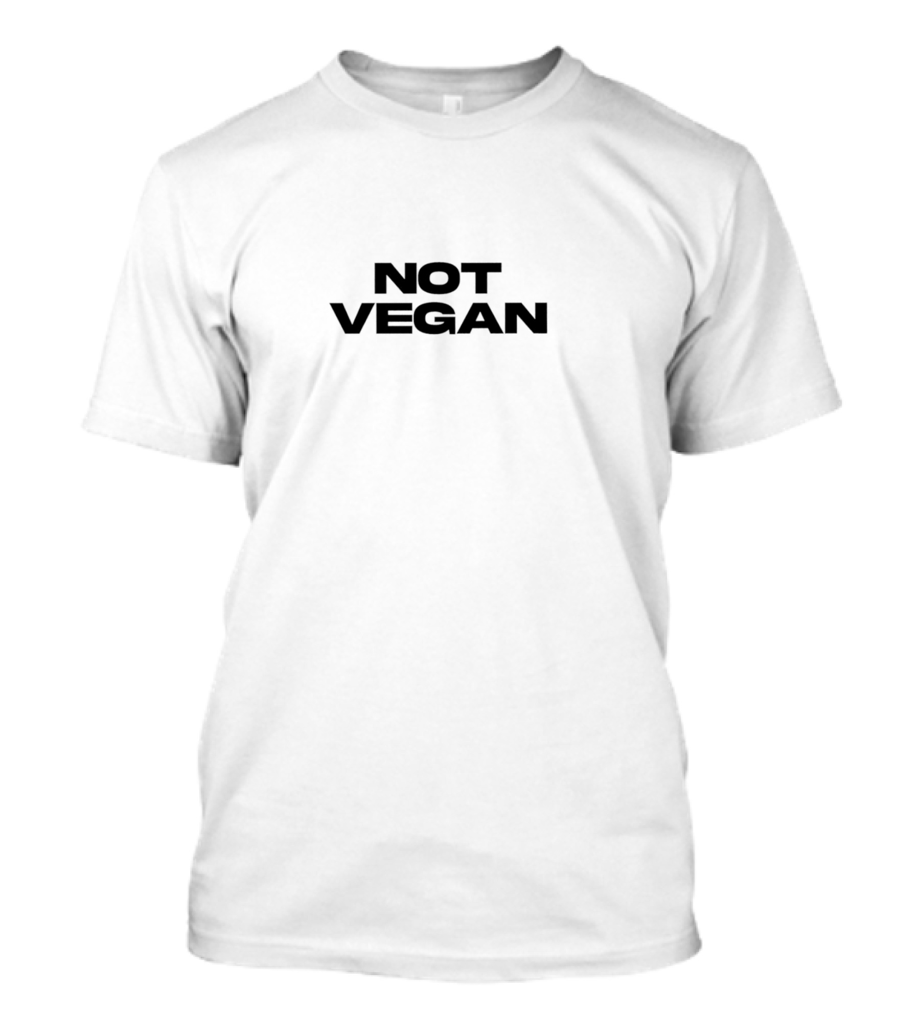 NOT VEGAN Black T-Shirt